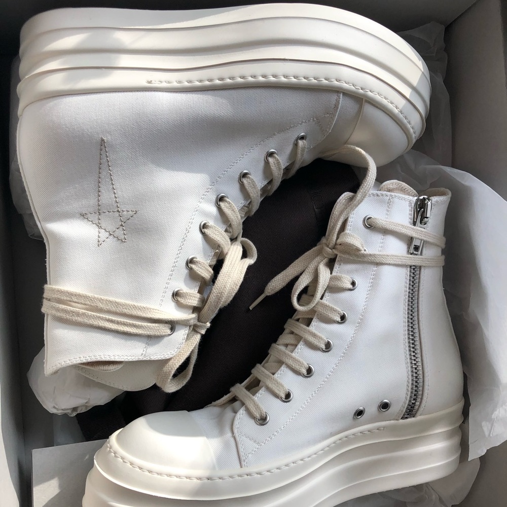 Rick Owens double bumper high tops